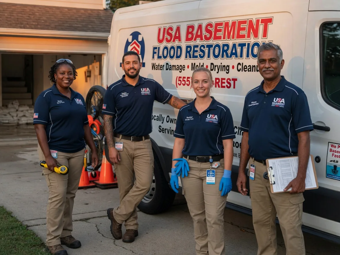 Basement Flood Cleanup company in Andreas, PA